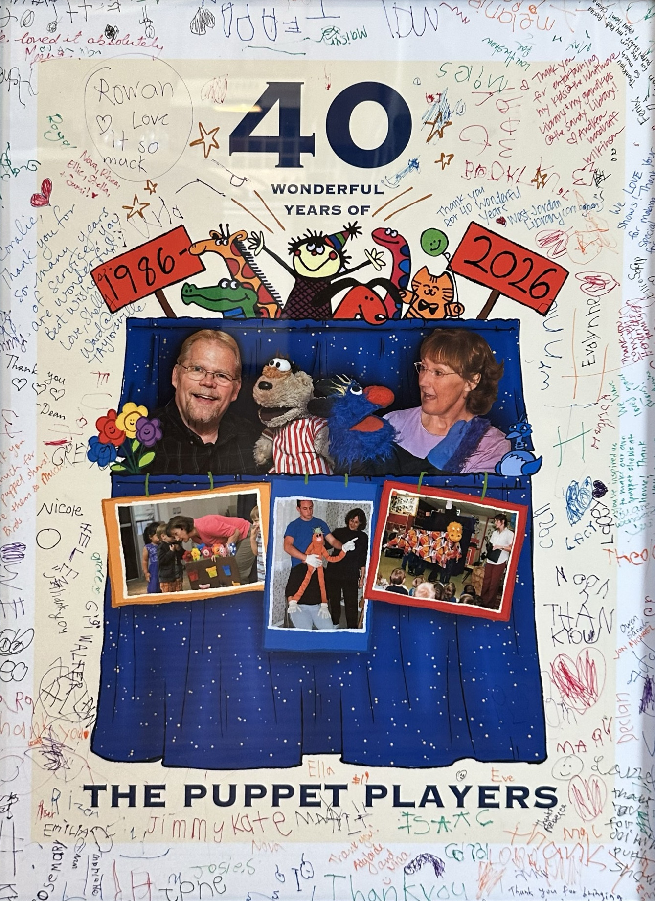 Puppet Players show poster
